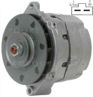 GE-7294 - GM Delco Alt. 12V-94A, 12SI - Delco Remy Ersättning - Generator Units