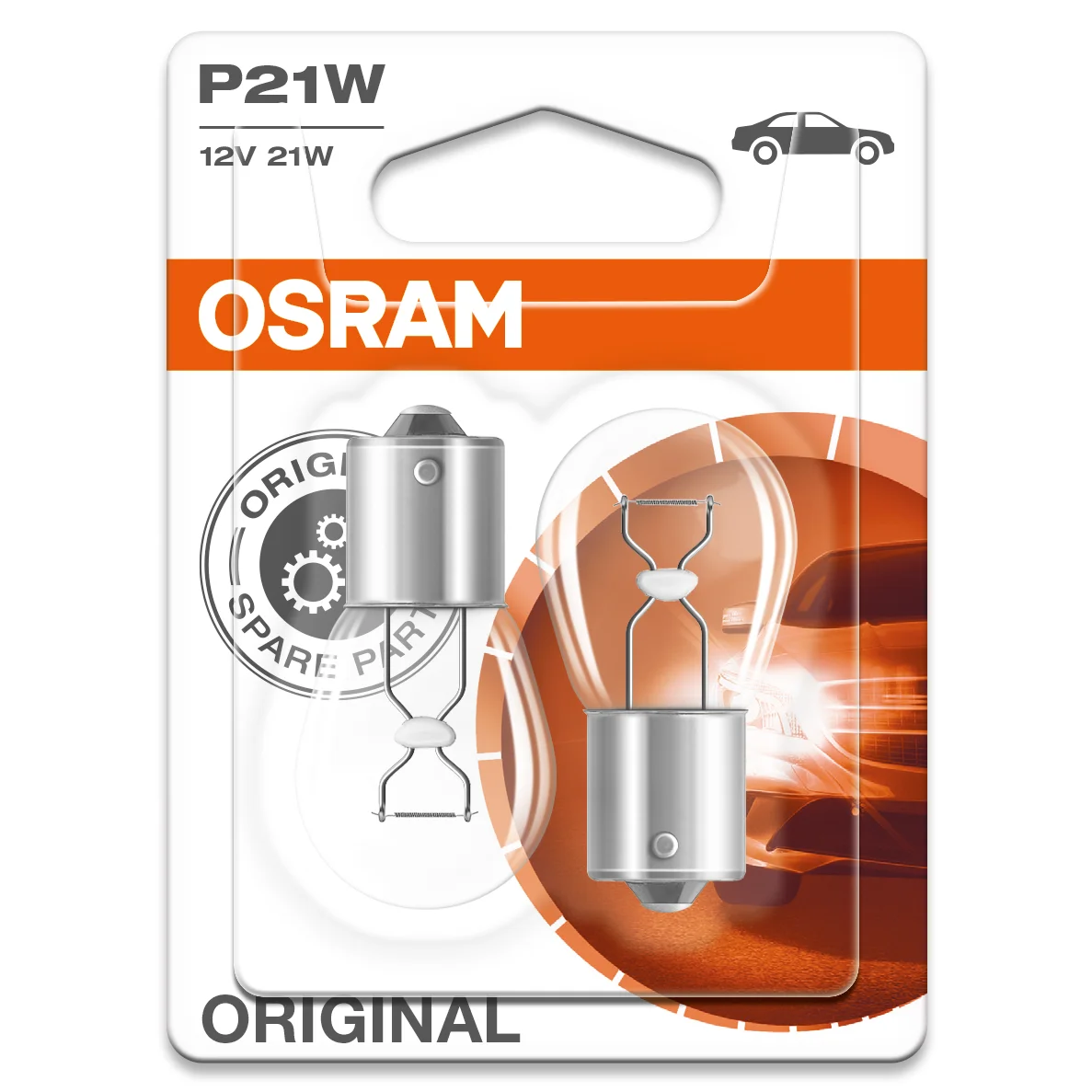 P21W 12V Glødepære Osram 2-pack