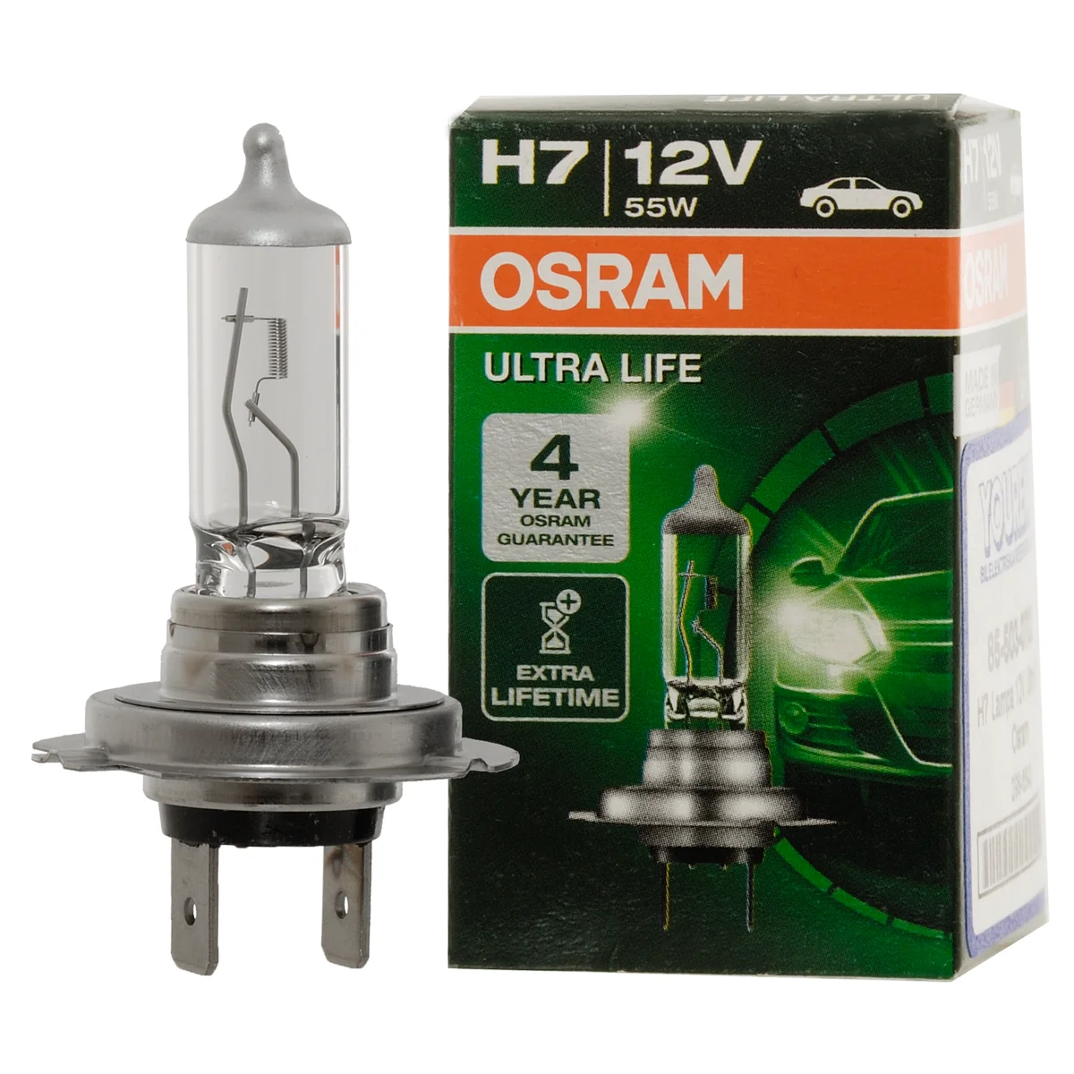 H7 Lampe 12V, Ultra Life Osram