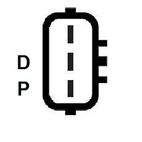 Dynamo 12V-90A passer Mazda