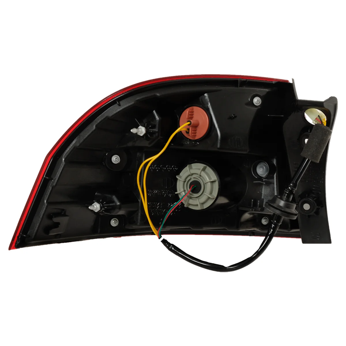 Baklys, høyre rød passer Kia