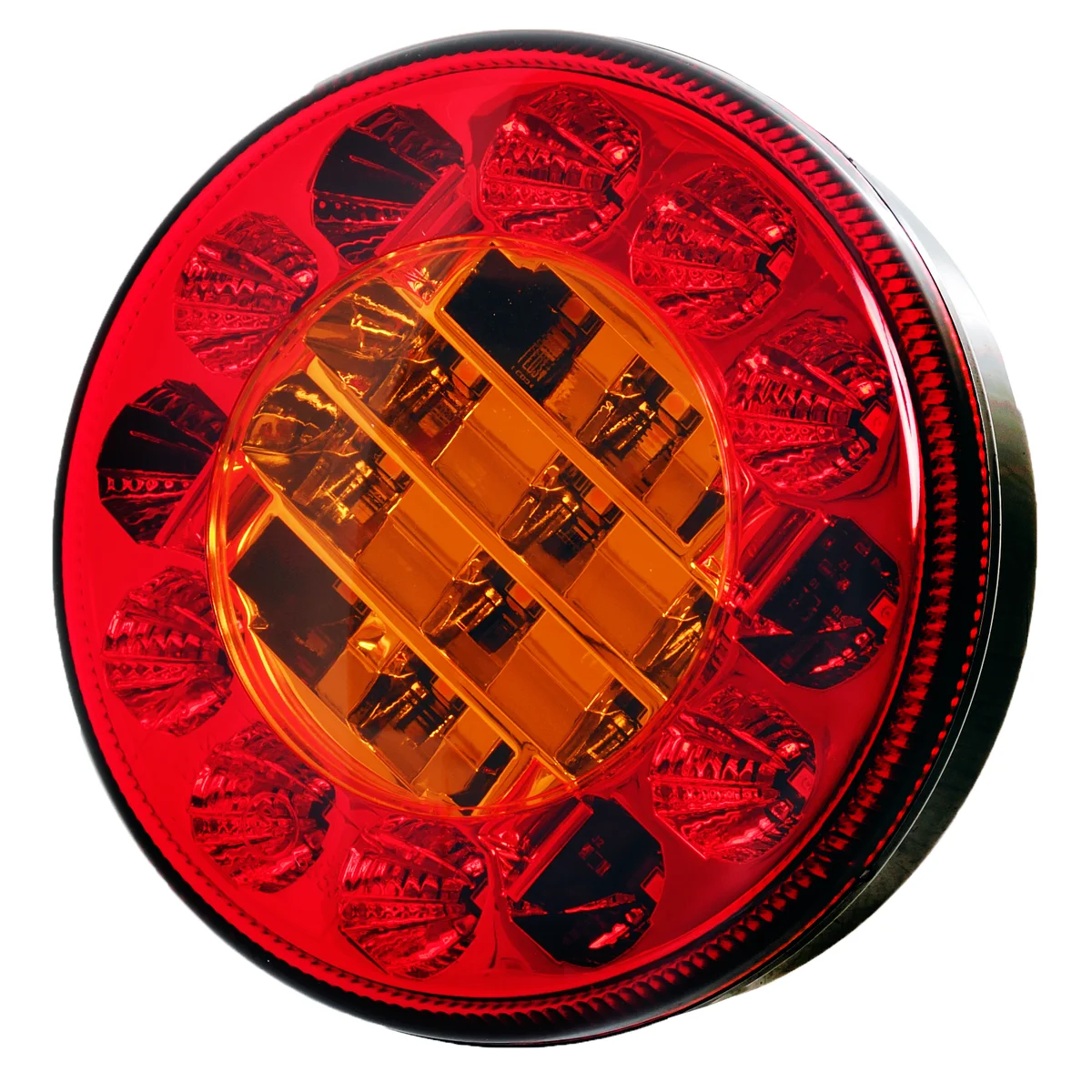 Baklys Rund LED 3-p. 12/24V