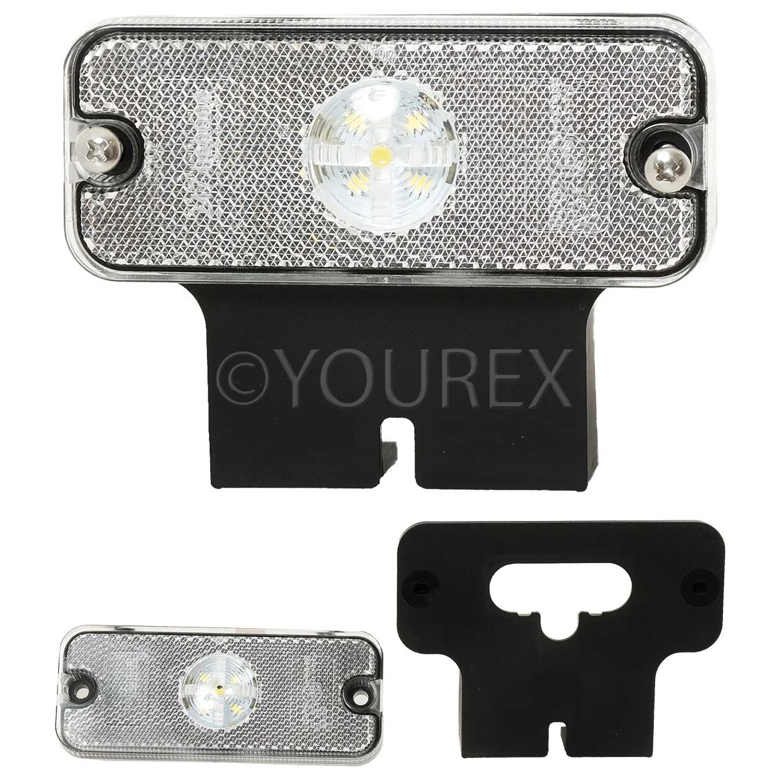 Sidemerkelys LED Hvit 12/24V