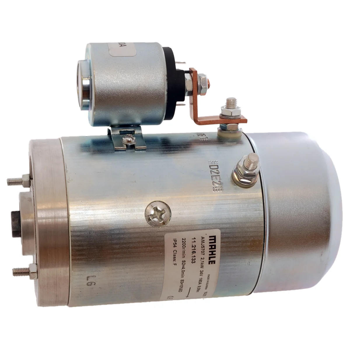 DC-motor 24V-2.1kW, med urvisning mot klokken