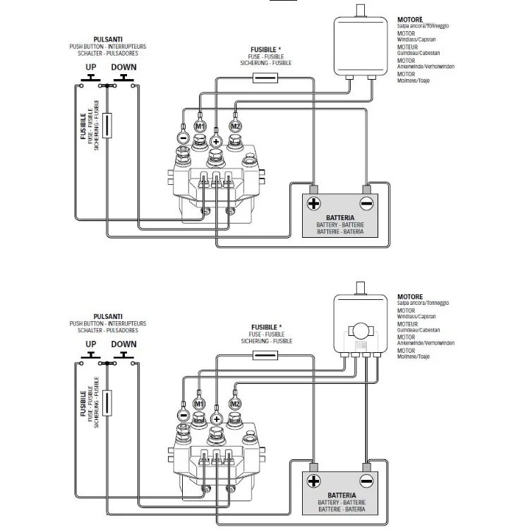 Dobbelrelé 12V, DC-motor K.box