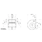 Viftemotor 12V, Spal
