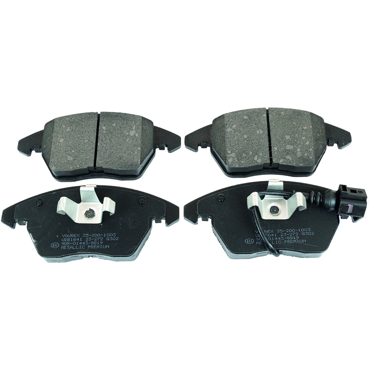 Bremseklossesett, Framaxel