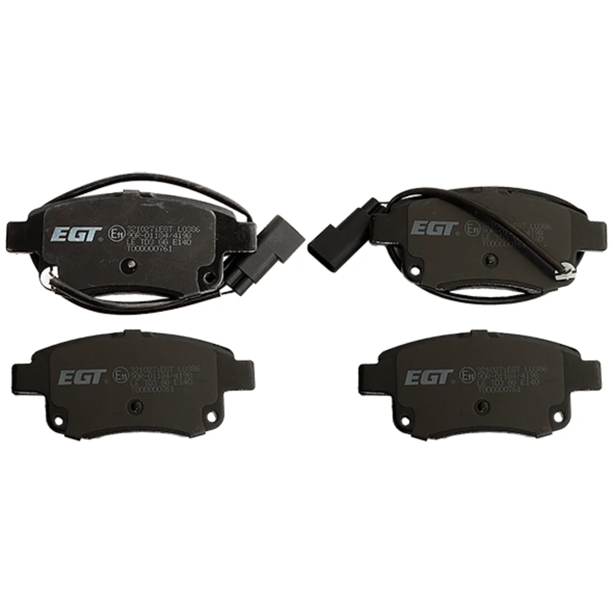 Bremseklossersett, Bakaksel