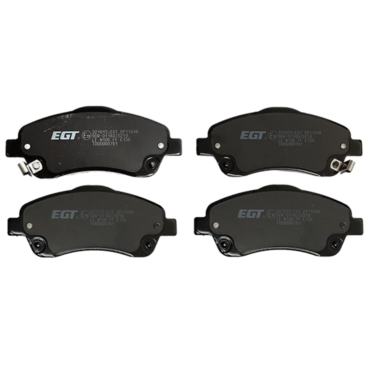 Bremseklossesett, Framaxel