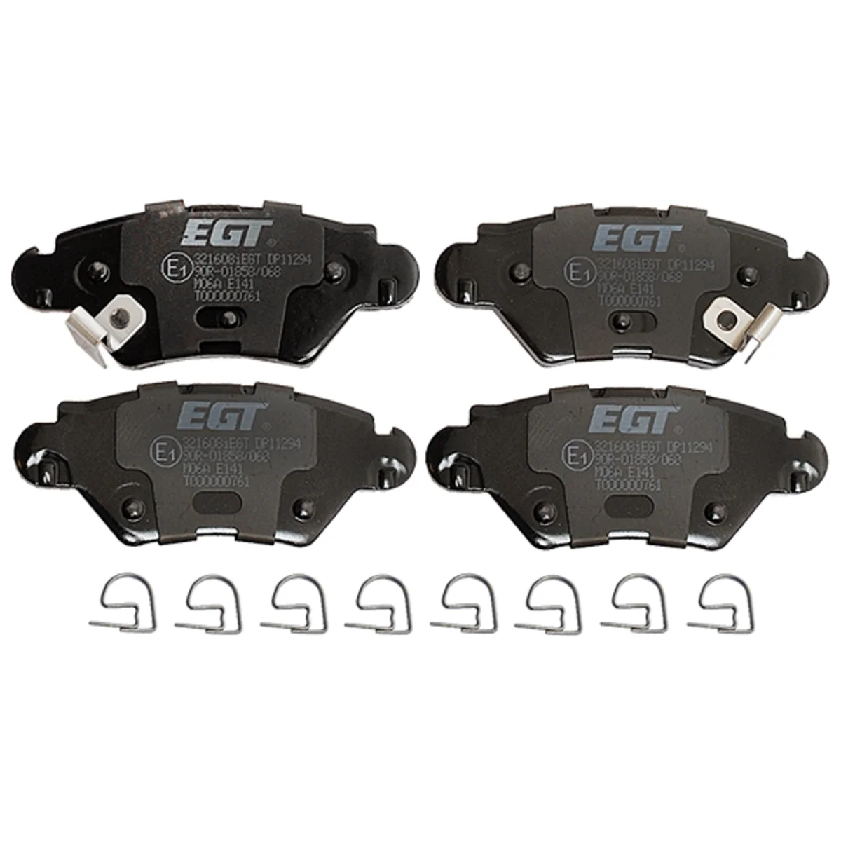 Bremseklossersett, Bakaksel