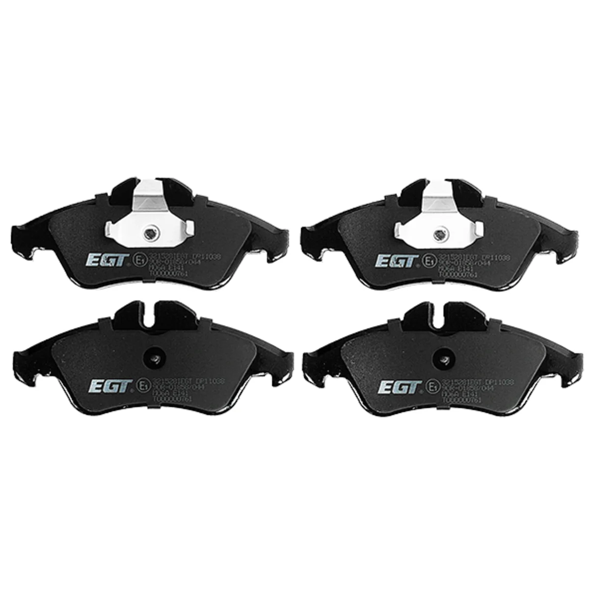 Bremseklossesett, Framaxel