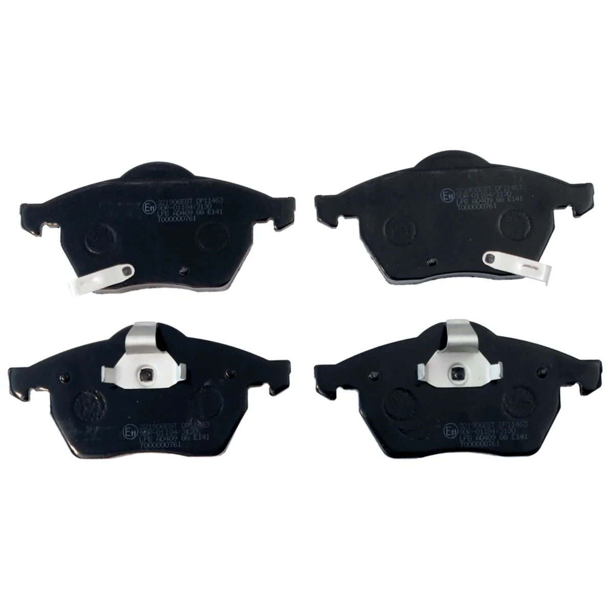 Bremseklossesett, Framaxel