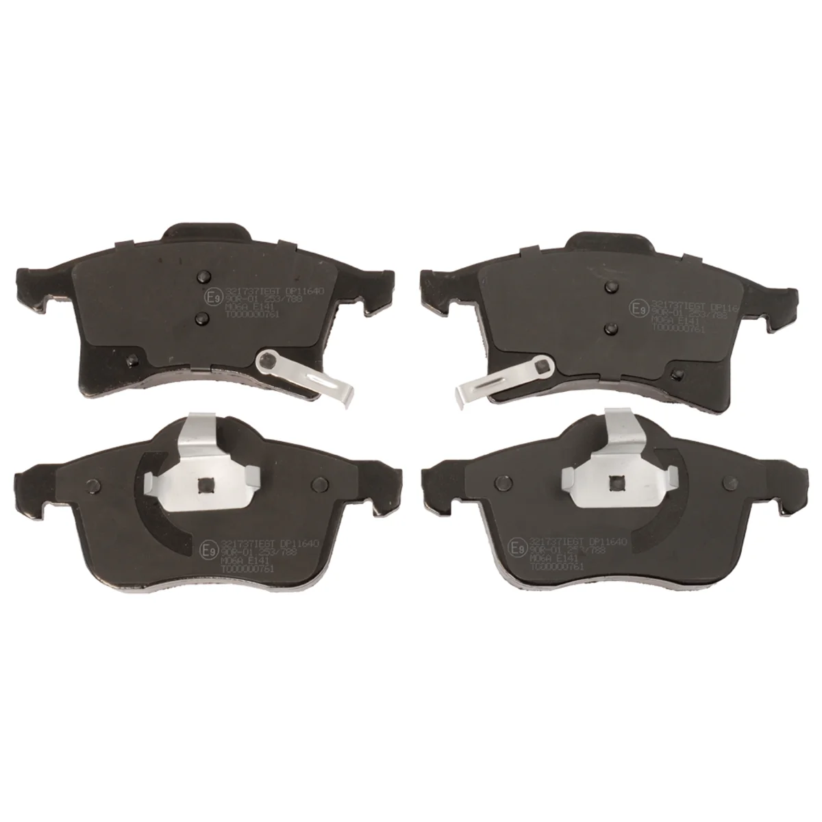 Bremseklossesett, Framaxel