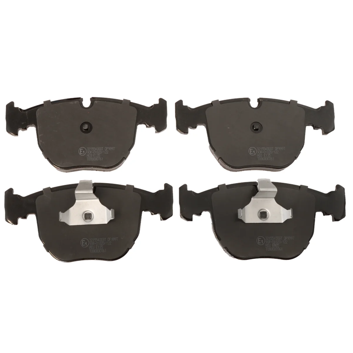 Bremseklossesett, Framaxel