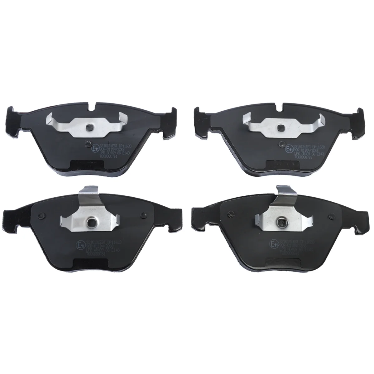 Bremseklossesett, Framaxel