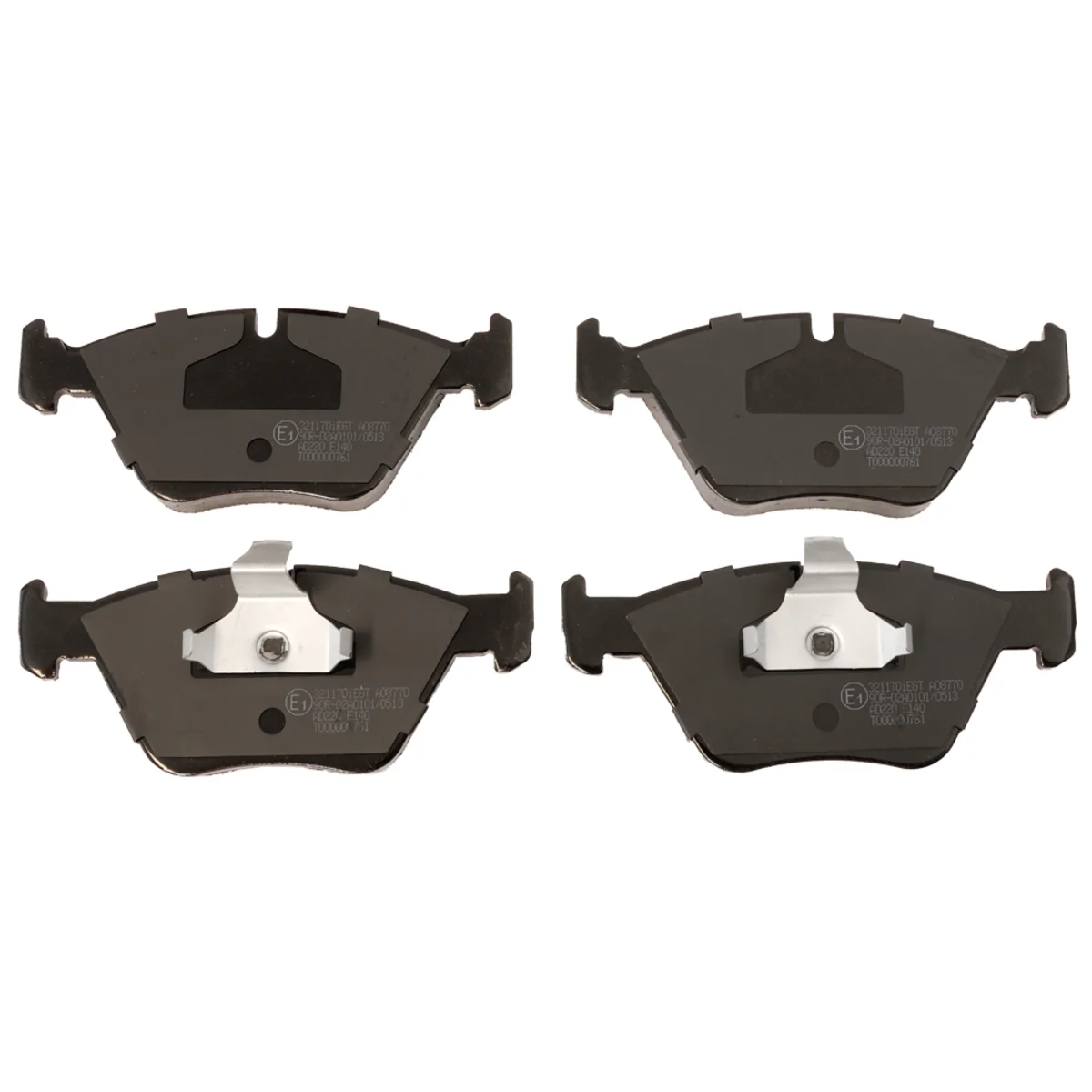 Bremseklossesett, Framaxel