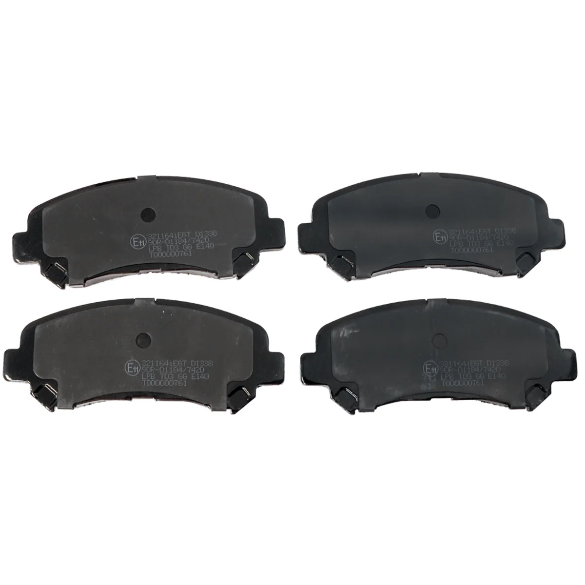 Bremseklossesett, Framaxel