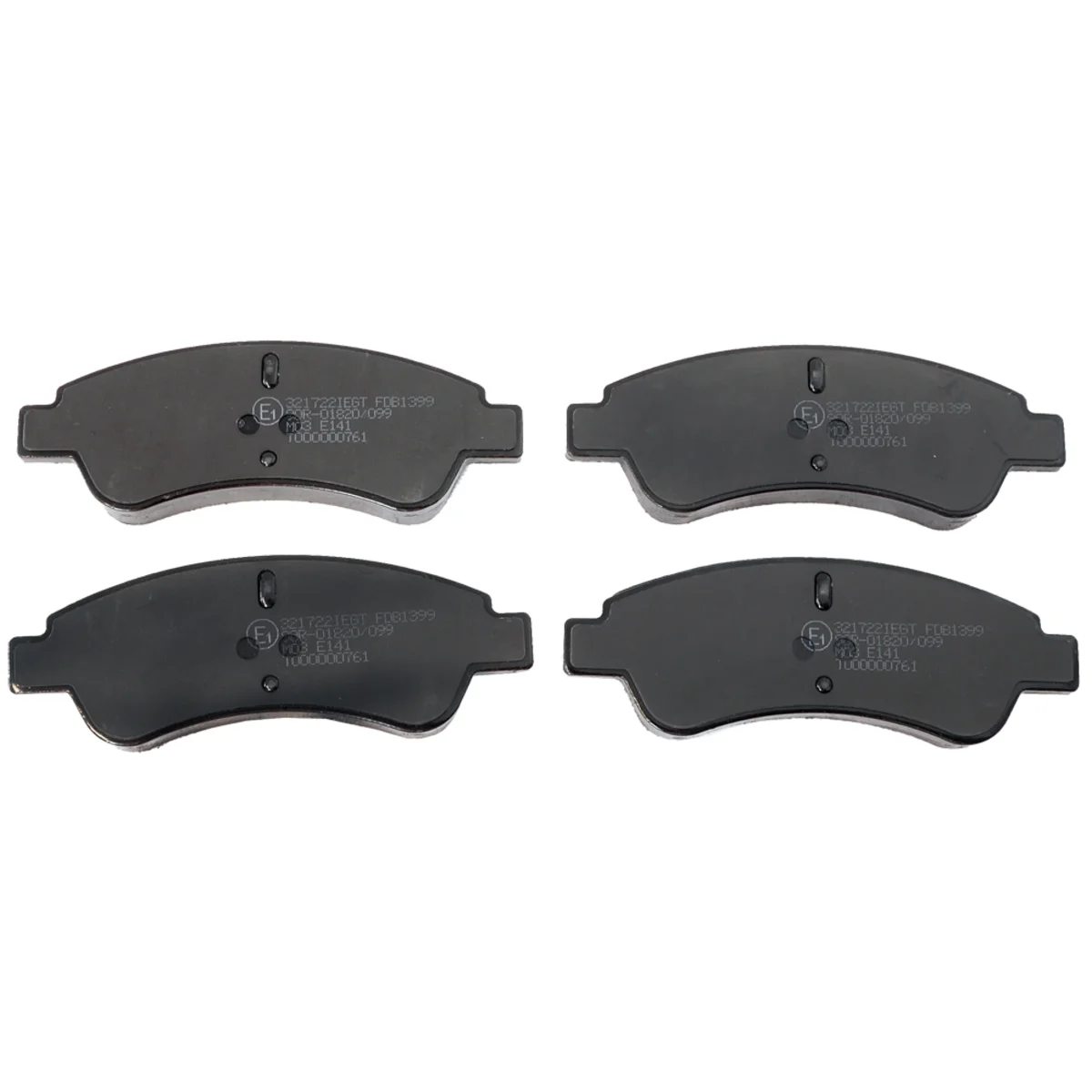 Bremseklossesett, Framaxel