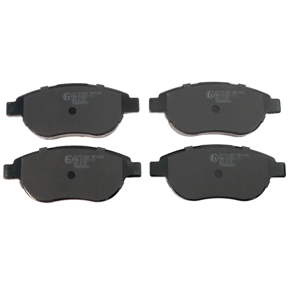 Bremseklossesett, Framaxel