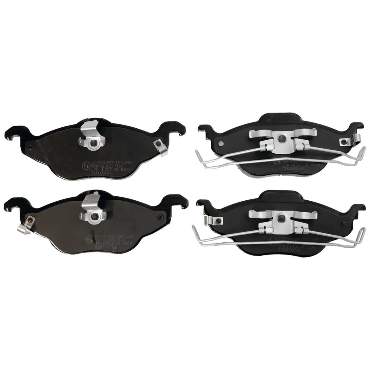 Bremseklossesett, Framaxel