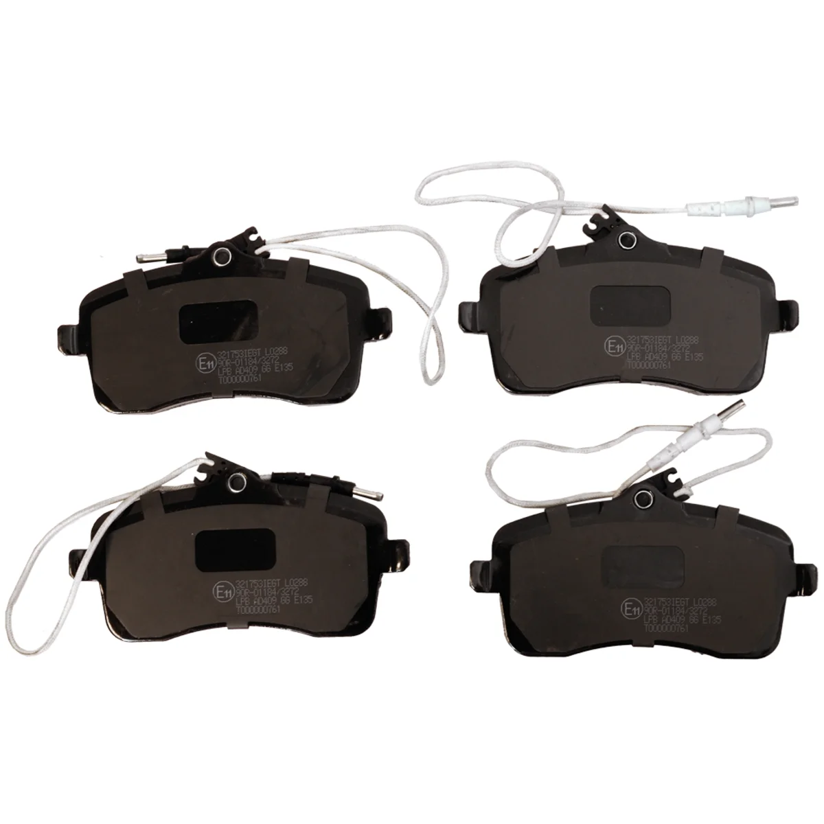 Bremseklossesett, Framaxel