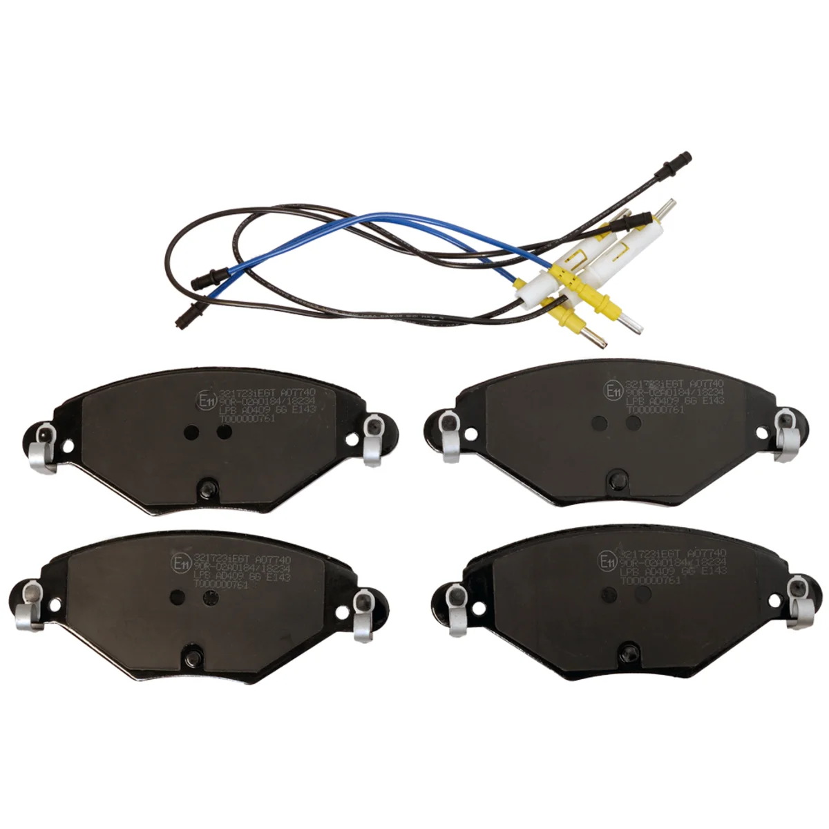 Bremseklossesett, Framaxel