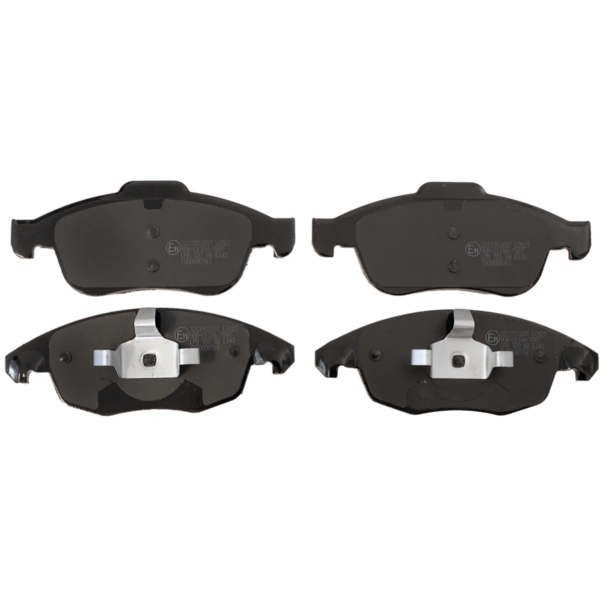 Bremseklossesett, Framaxel