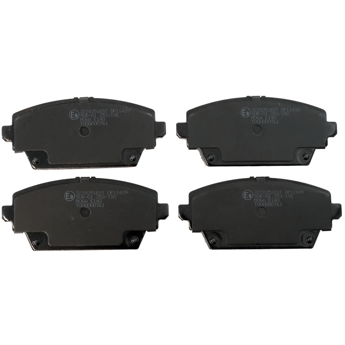 Bremseklossesett, Framaxel