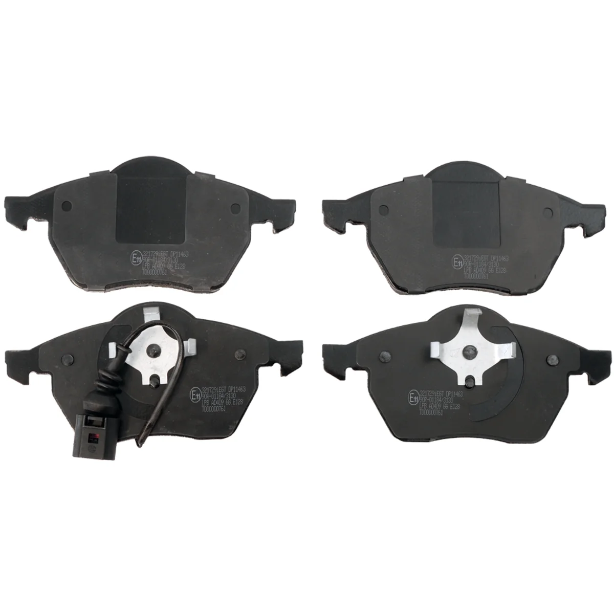 Bremseklossesett, Framaxel