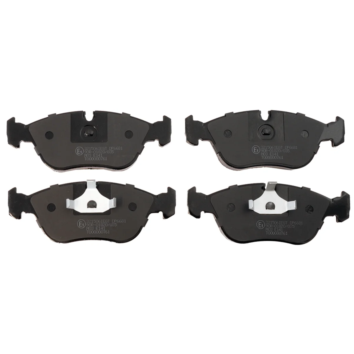 Bremseklossesett, Framaxel