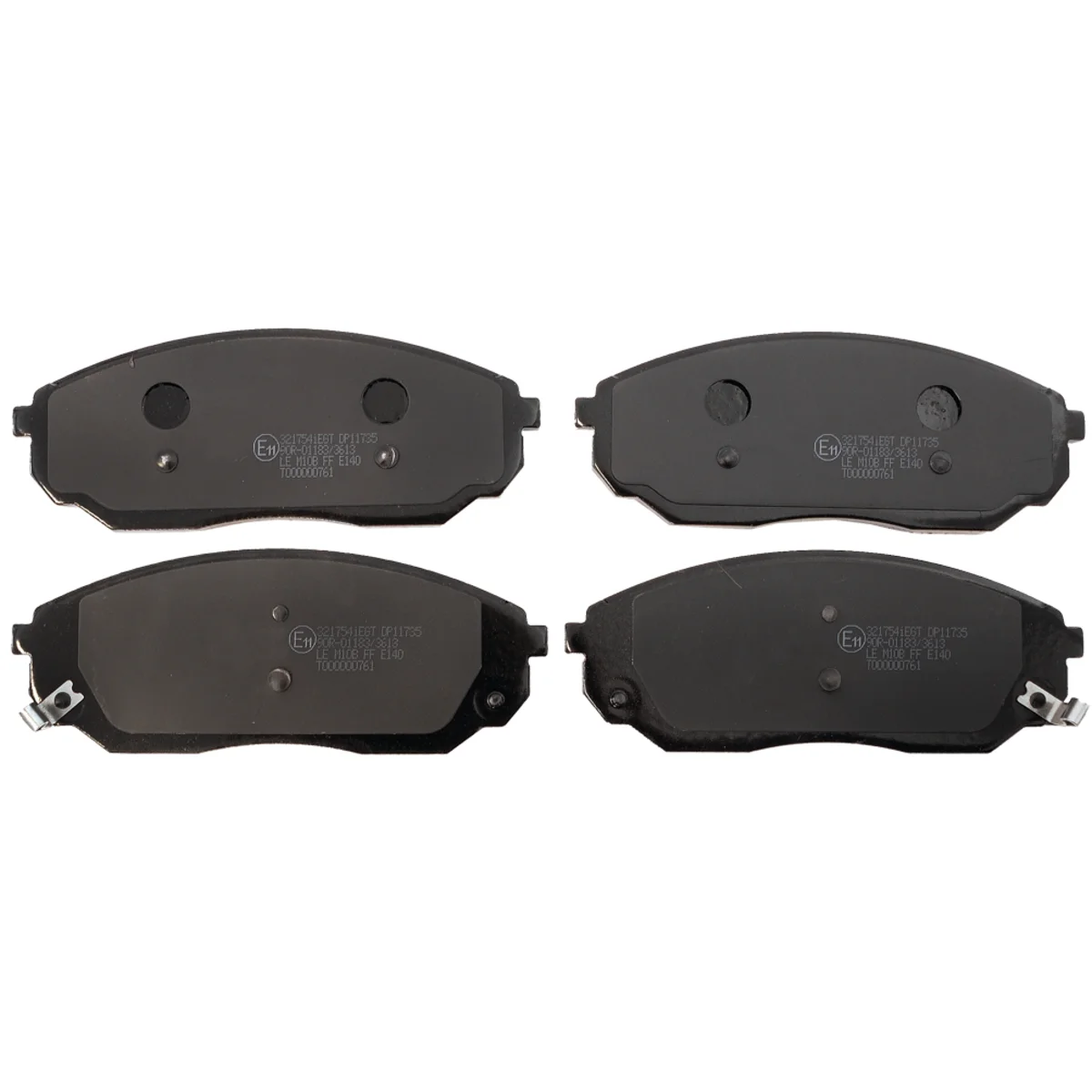 Bremseklossesett, Framaxel