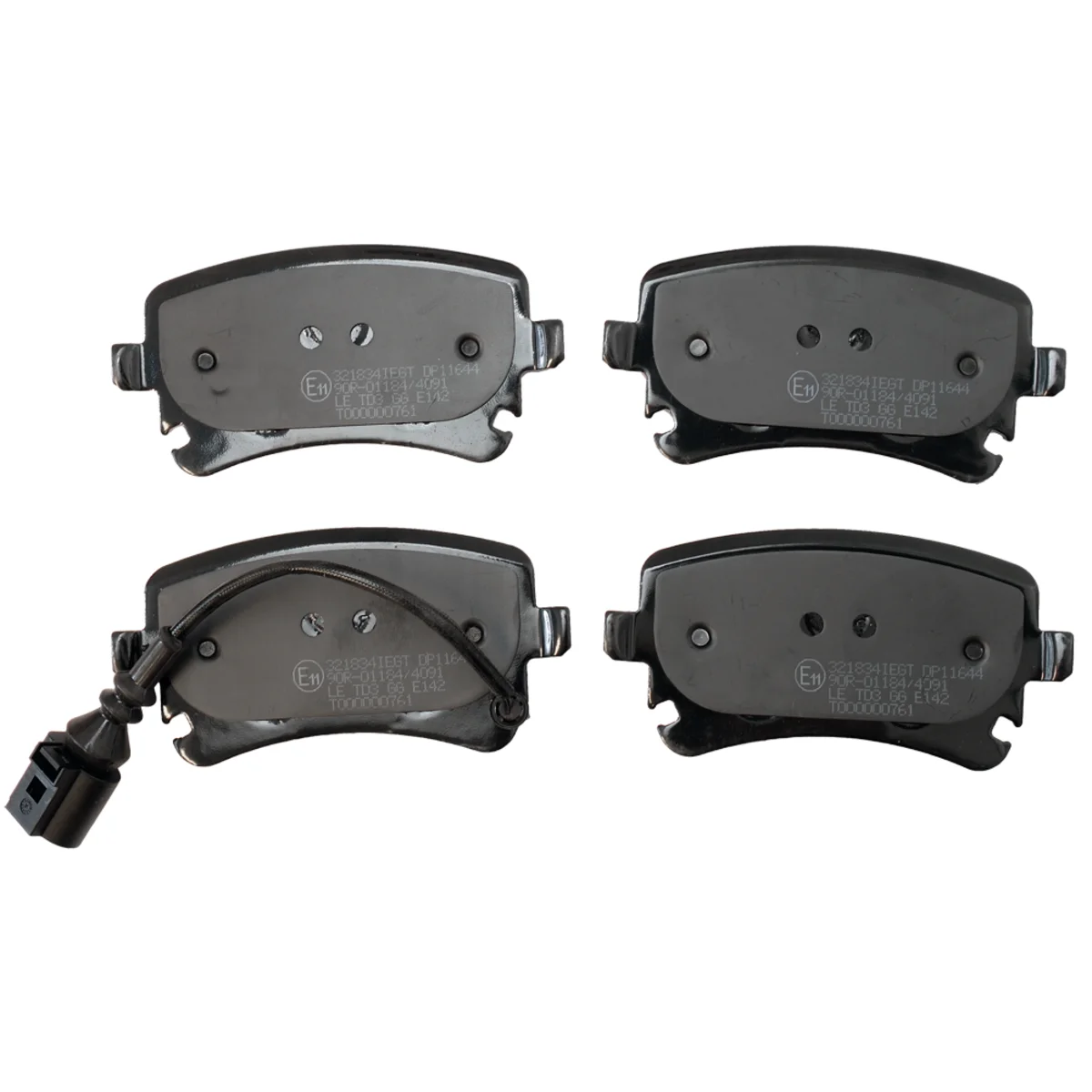 Bremseklossersett, Bakaksel