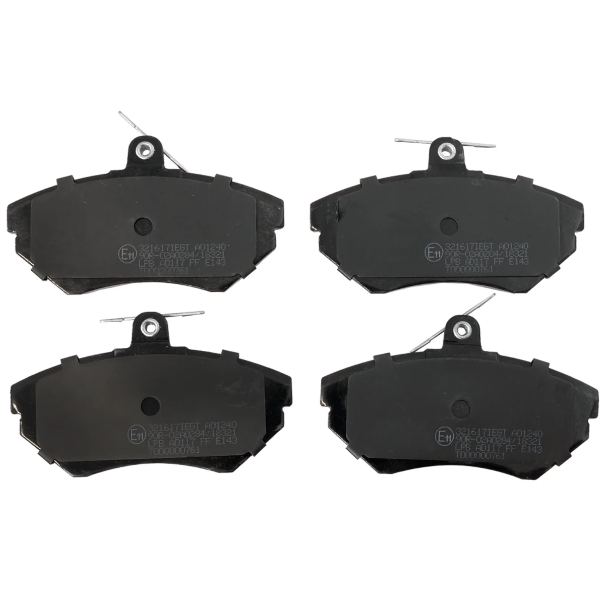 Bremseklossesett, Framaxel