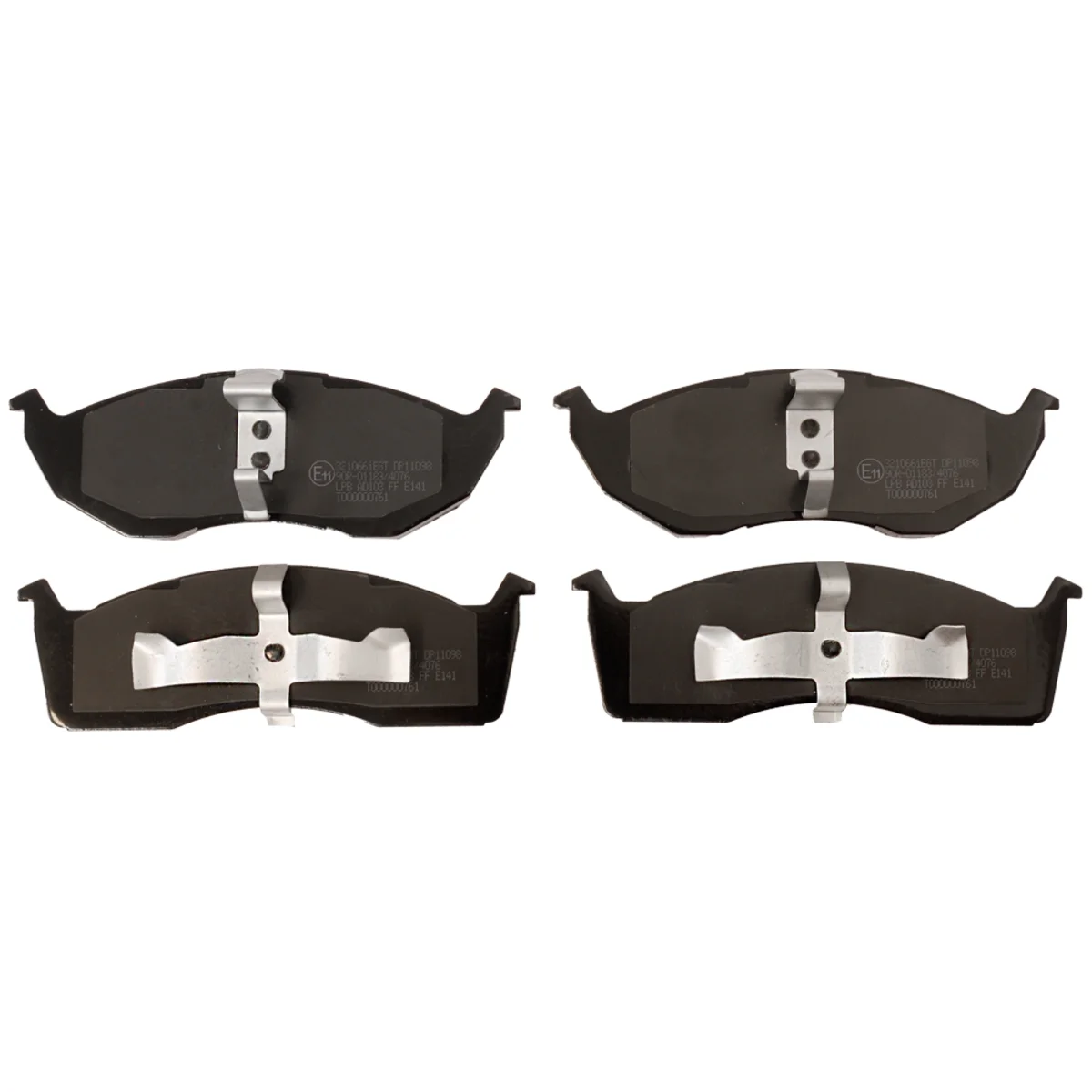 Bremseklossesett, Framaxel