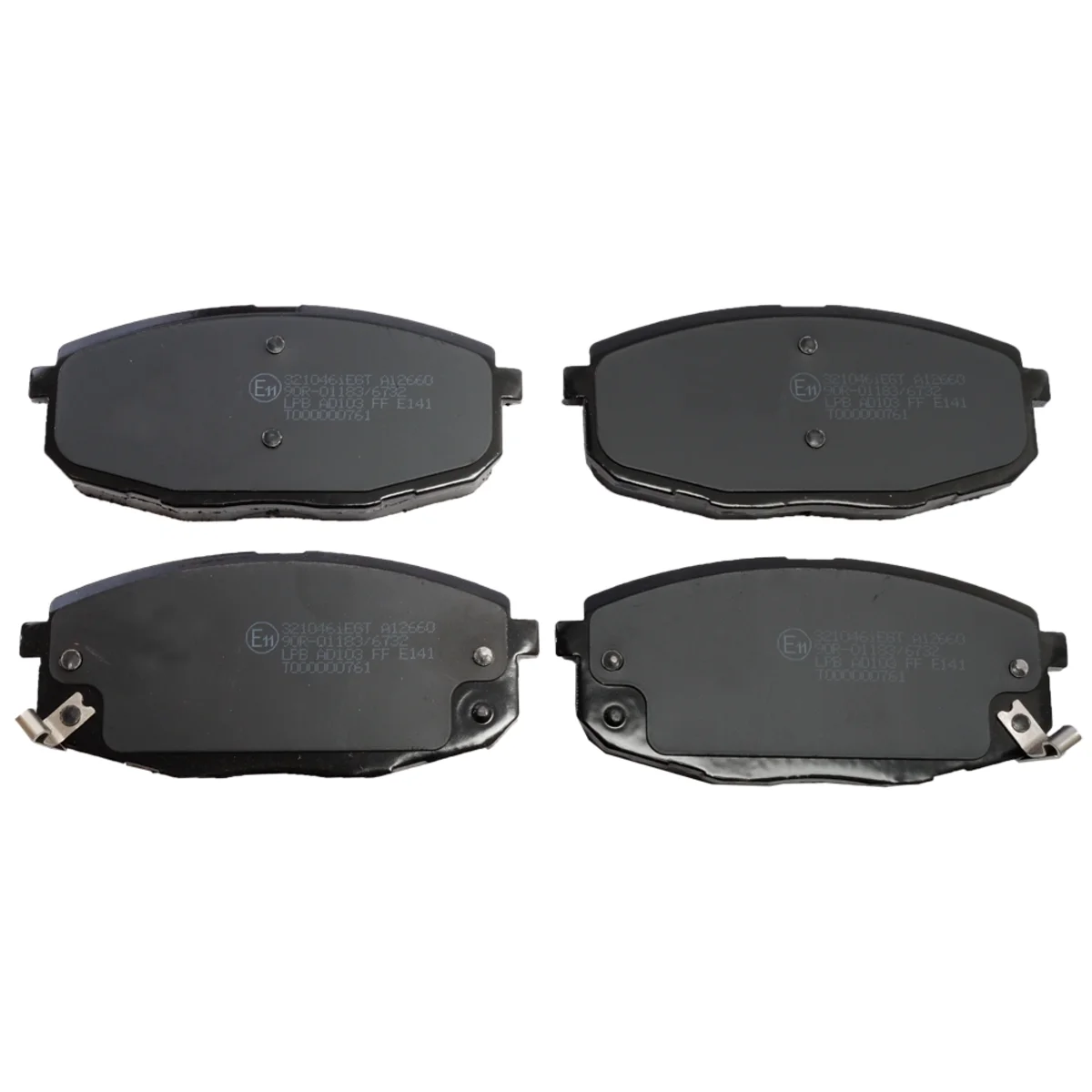 Bremseklossesett, Framaxel