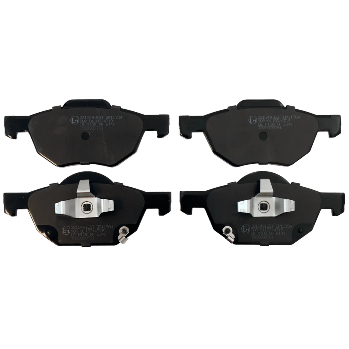 Bremseklossesett, Framaxel