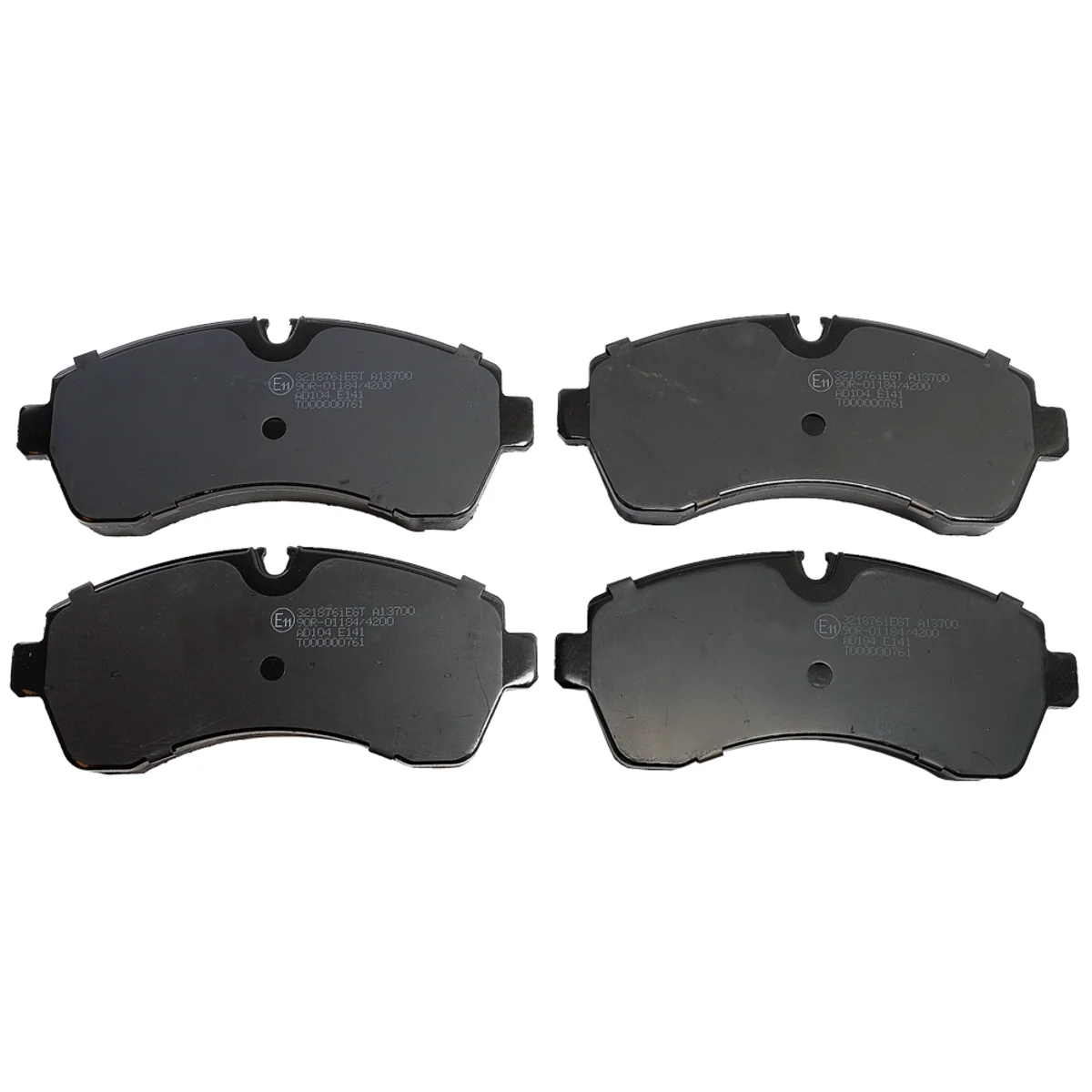 Bremseklossesett, Framaxel