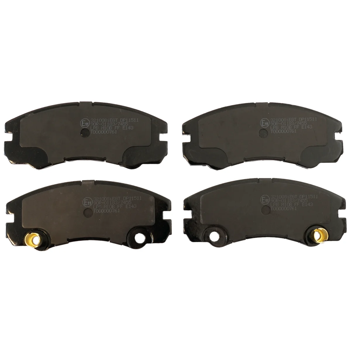 Bremseklossesett, Framaxel