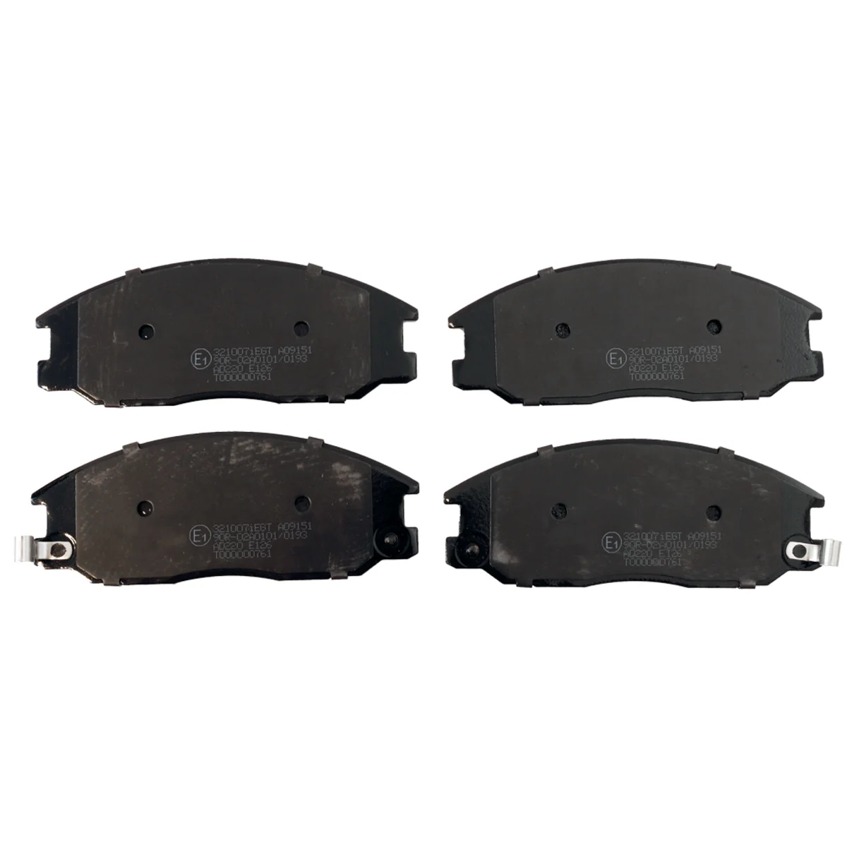 Bremseklossesett, Framaxel