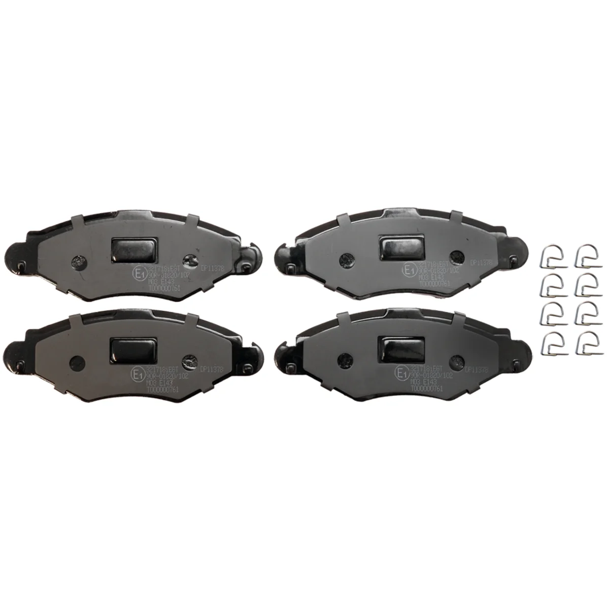 Bremseklossesett, Framaxel