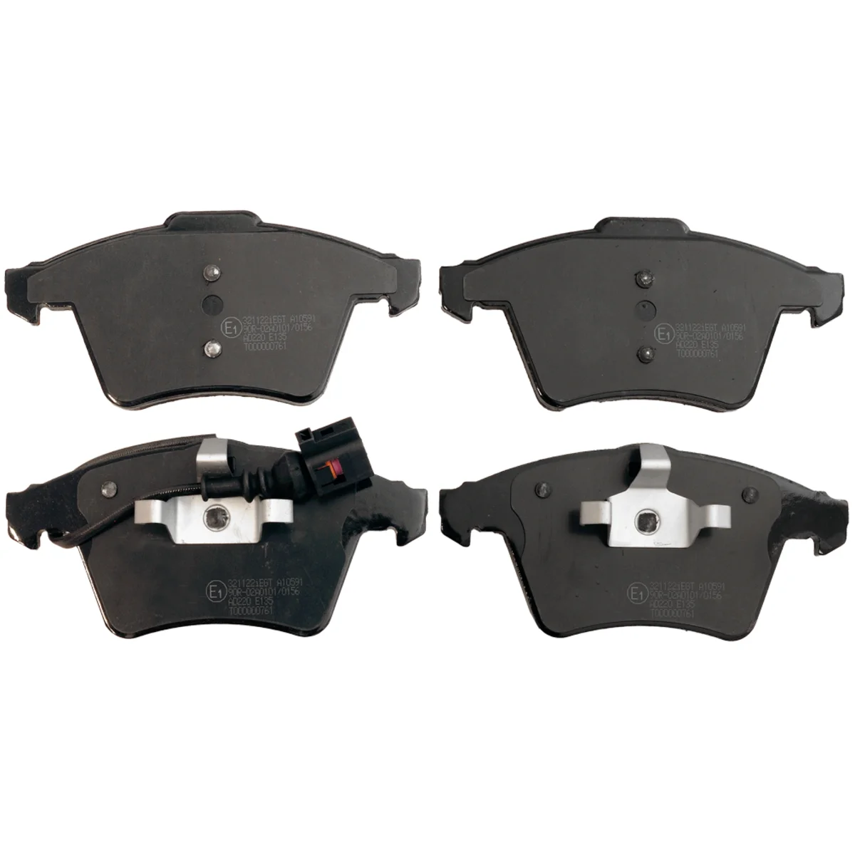 Bremseklossesett, Framaxel