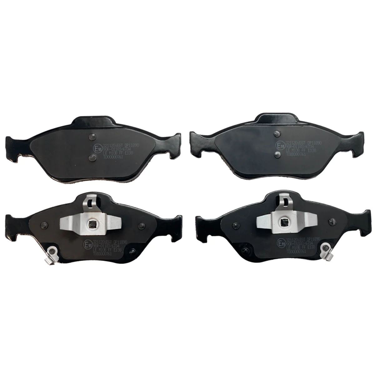 Bremseklossesett, Framaxel