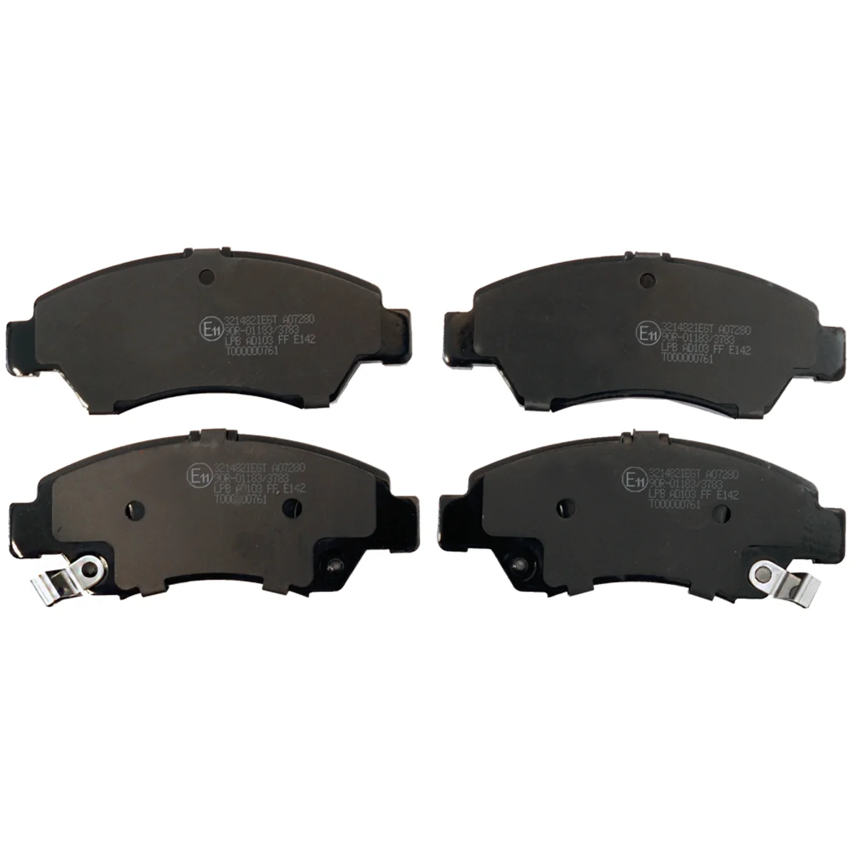 Bremseklossesett, Framaxel