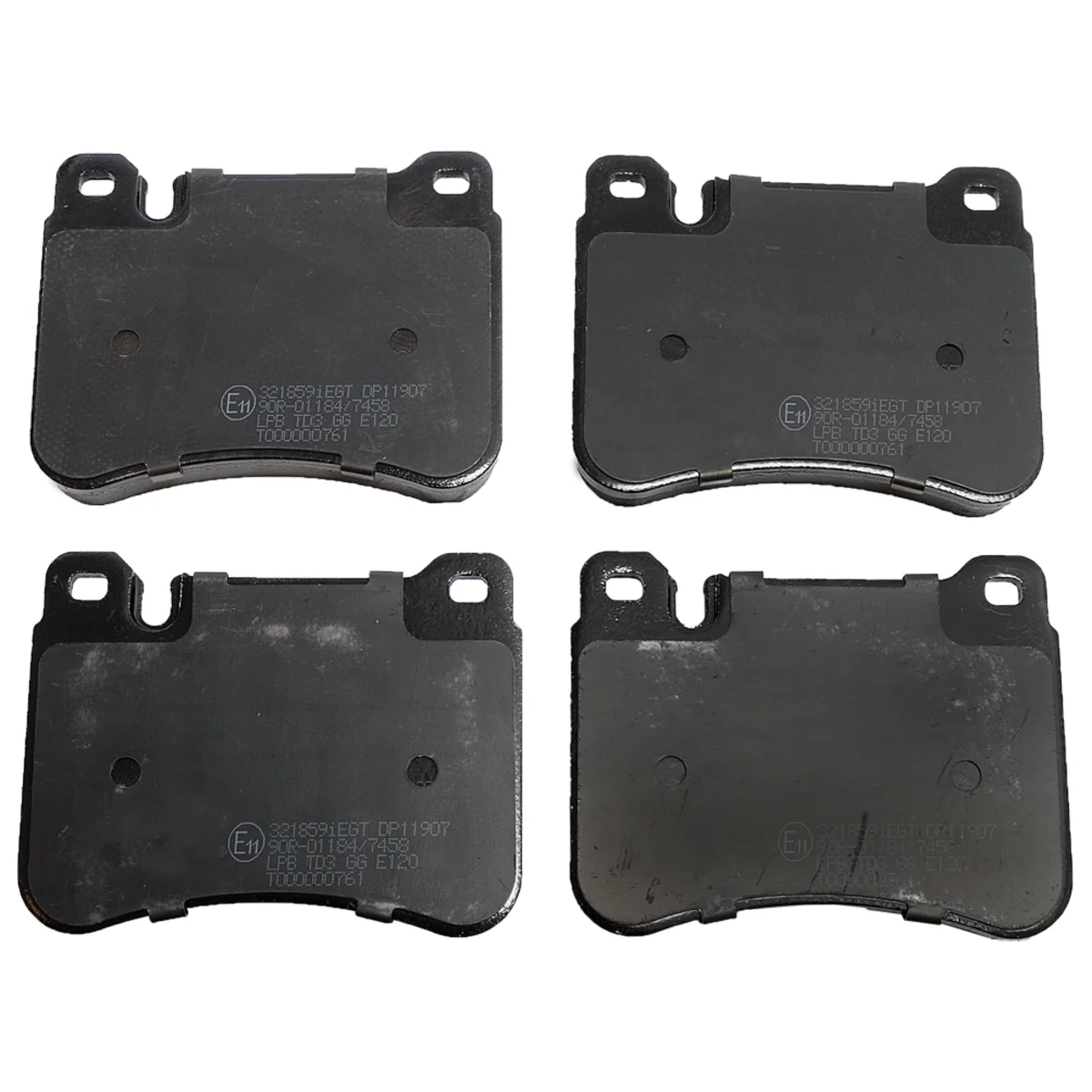 Bremseklossesett, Framaxel