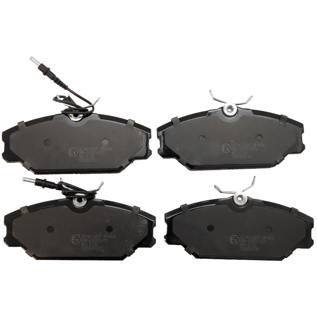 Bremseklossesett, Framaxel