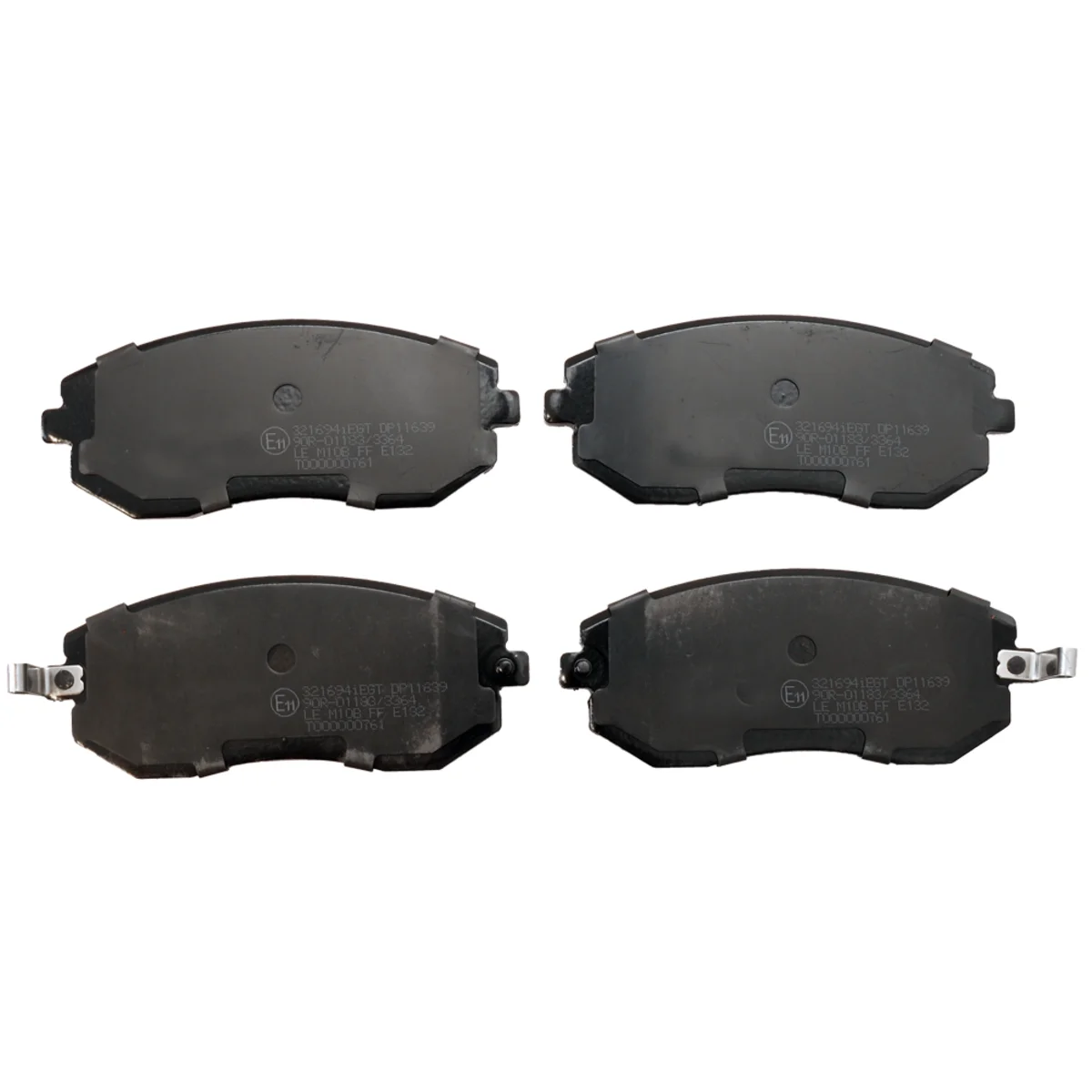 Bremseklossesett, Framaxel