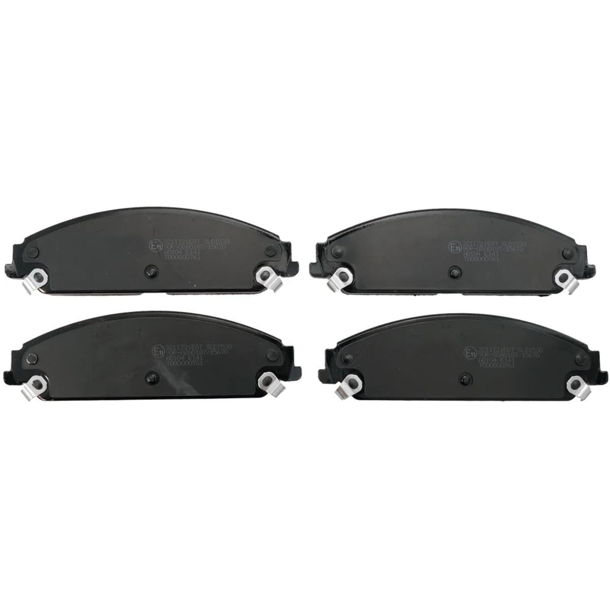 Bremseklossesett, Framaxel