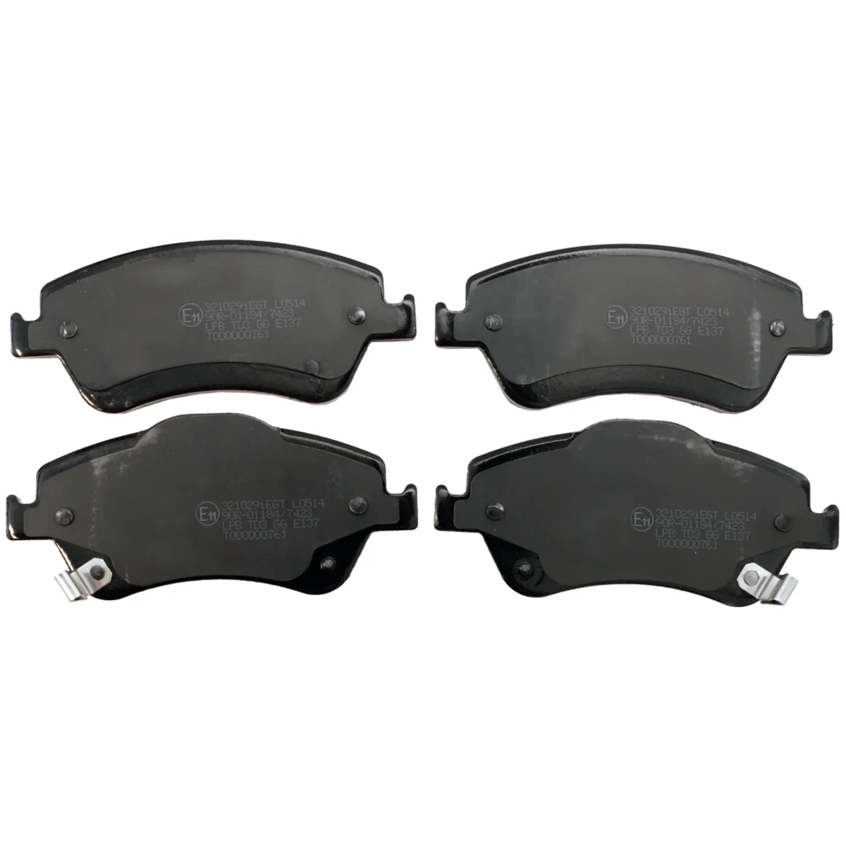 Bremseklossesett, Framaxel