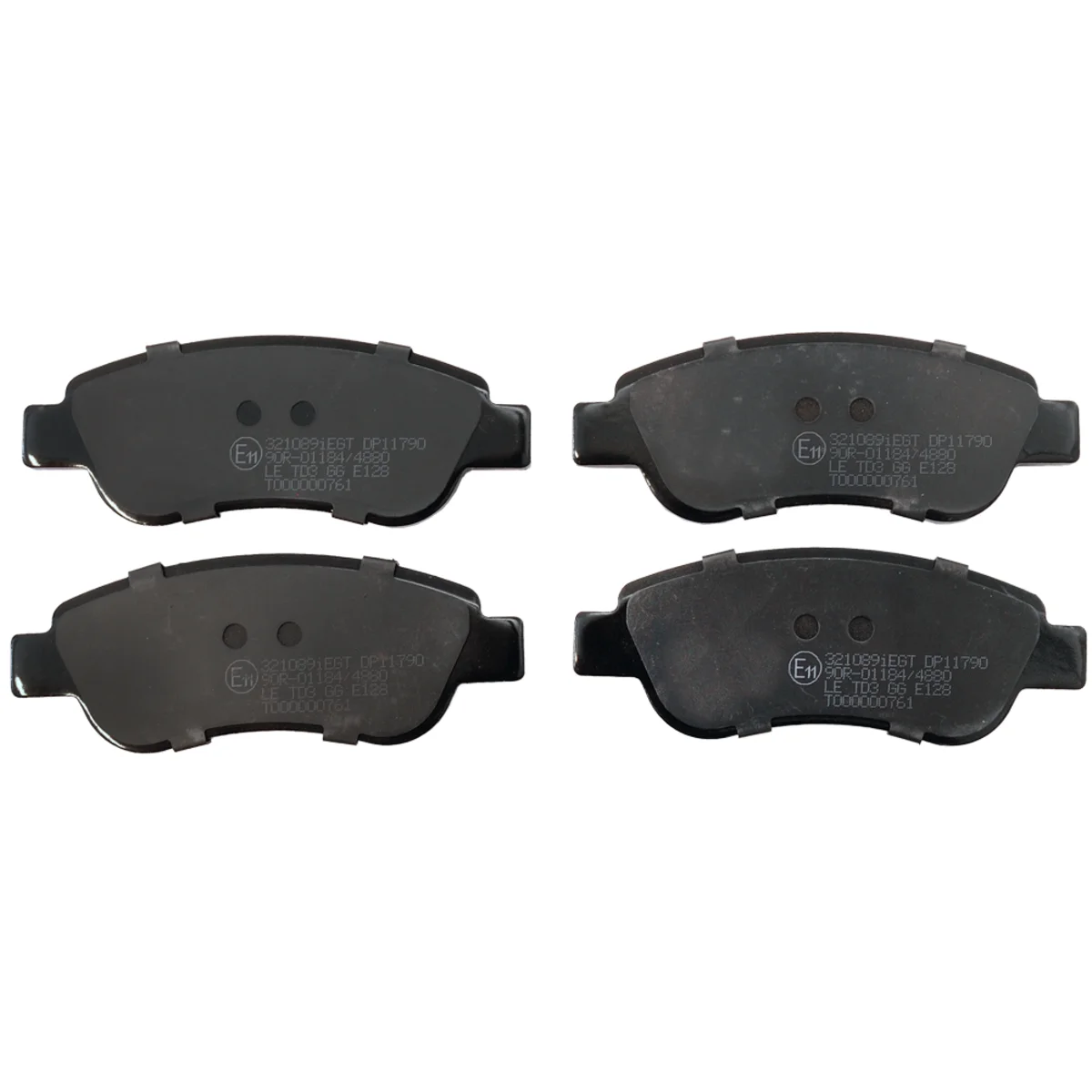 Bremseklossesett, Framaxel