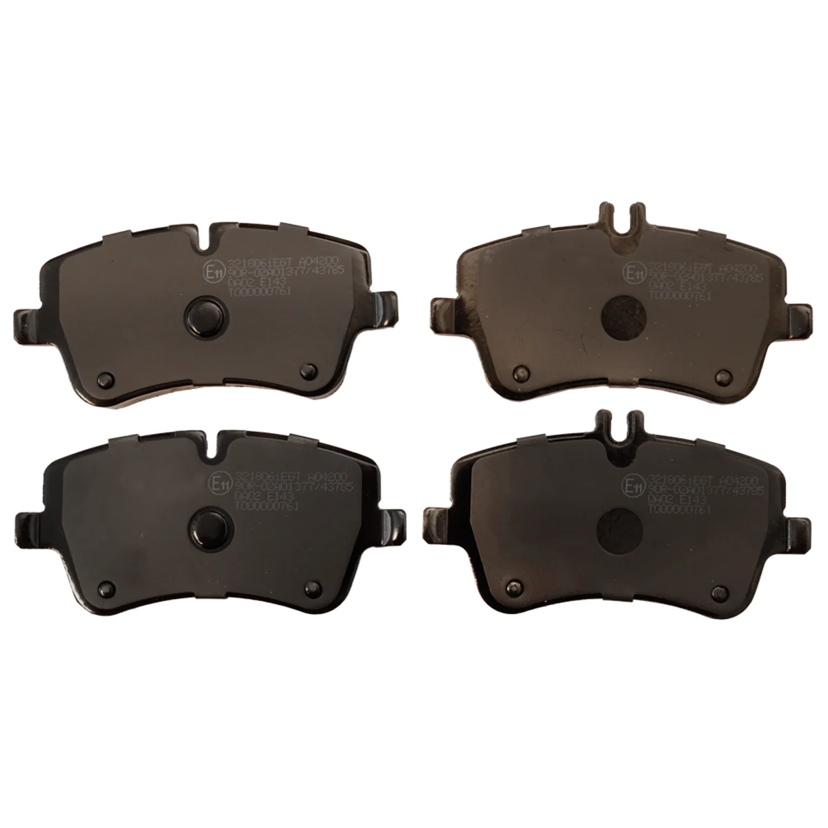 Bremseklossesett, Framaxel